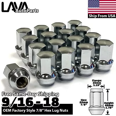 20x Chrome 9/16-18 OEM Factory Lug Nuts Fit Dodge Ram1500 Durango Dakota Raider • $30.99