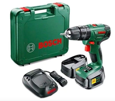 £88.50 • Buy Bosch PSB 1800 LI-2 Cordless Combi Drill +CASE +WARRANTY