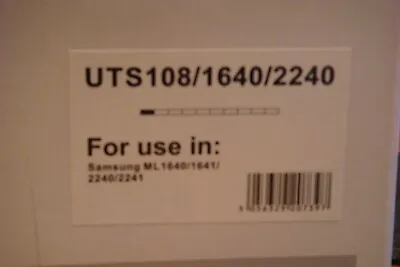 Printer Toner Cartridge Compatible With Samsung ML1640 ML1641 ML2240 And ML2241 • £13.99