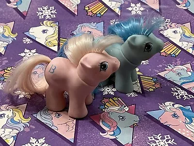 My Little Pony MLP G1 Vtg Newborn Babies Doodles And Noodles ABC Set Of Twins I • $19.99