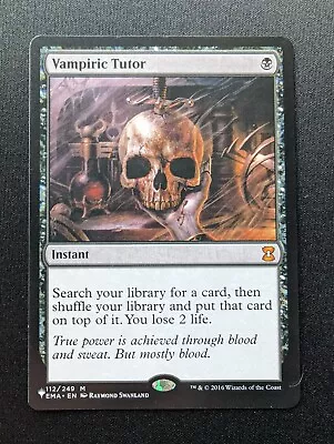 Magic The Gathering VAMPIRIC TUTOR The List #606 • $30.25