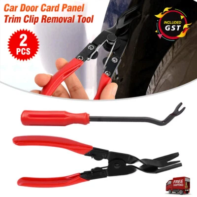 $13.69 • Buy NEW 2X Car Door Card Panel Trim Clip Removal Pliers Upholstery Removal Tool