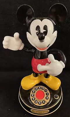 1997 Telemania Mickey Mouse Telephone - Animated Talking - No Handset • $30