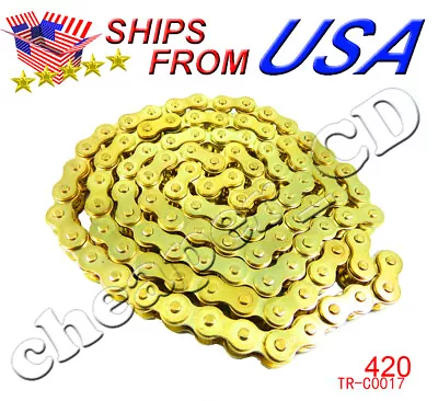 420 102 Link Chain Honda XR CRF 50 70 Pit Dirt Bike ATV Motorcycle 50cc 110cc • $14.45