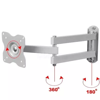 Full Motion TV Monitor Wall Mount Bracket For 19 24 27 29 32 Dell Seiki Coby MEW • $9.95