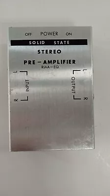 Radio Shack Phono Preamplifier Solid State #970-1018 Turntable Stereo Vintage  • $24.99