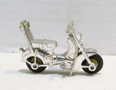 Vespa Lambretta Scooter Vintage Small Hard Plastic Toy 1.75  Chrome Hong Kong • $11.99