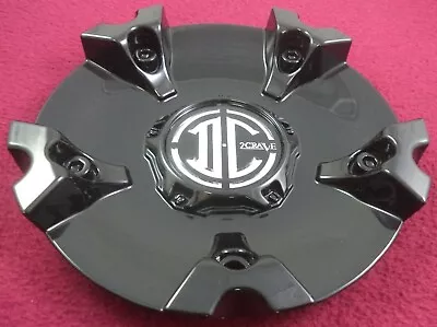 2 Crave Wheels Gloss Black Custom Wheel Center Cap # MCN18-3102001 (1) • $49.95