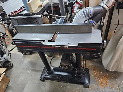 Vintage 1950s Craftsman Jointer W/ Cast Iron Base Extra Knives Included • $420