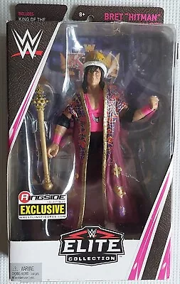 WWE Mattel Elite Bret Hitman Hart Ringside Exclusive Figure King Of The Ring WWF • $150