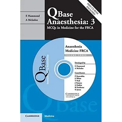 Qbase Anaesthesia Volume 3 MCQs Medicine For FRCA 3e Paperback 9780521687959 • $14.91