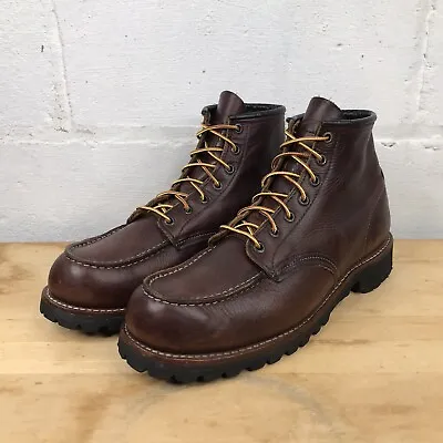 Red Wing Shoes X J Crew Mens 10D Roughneck 4183 Briar Oil Slick Leather 1sts • $199.95