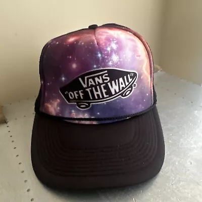 Vintage Otto Vans Off The Wall Galaxy Trucker Hat Snapback Rope Cap Skateboard • £19.99