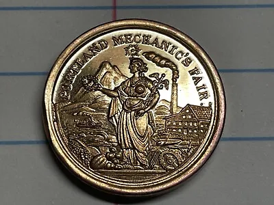 1888 Portland Mechanics Fair Gold Medal 22mm • $585