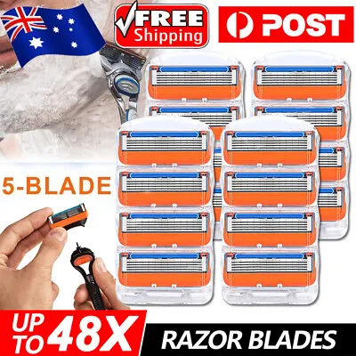 Up To 48x Replacement Blades For Gillette Fusion Razor Shaver Shaving Trimmer AU • $36.56