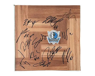 2021-2022 Dallas Mavericks Team Signed  Floorboard Autographed KIDD BOBAN NBA • $149.99