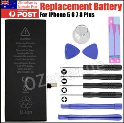 $15.95 • Buy OEM Internal Replacement Battery Li-ion For Apple IPhone 8 7 6 + Plus Tools Kit