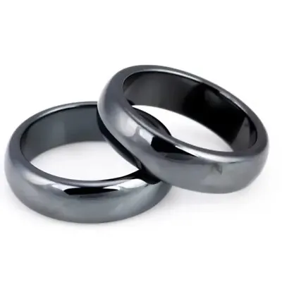 Natural Magnetic Hematite Ring - Anxiety Balance Root Circulation Blood Energy • £2.15