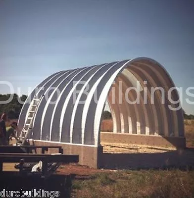 DuroSPAN Steel Q25'x40x12 Metal Arch Building Barn Kits Open Ends Factory DiRECT • $7999