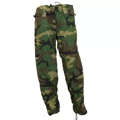 $27.49 • Buy NWT Military BDU Woodland CAMOUFLAGE EXTRA SMALL Improved RAINSUIT PANTS 31X32