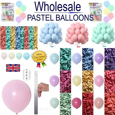 £298.99 • Buy 100 X Latex PASTEL BALOON BALLONS Helium BALLOONS Quality Party Birthday Wedding