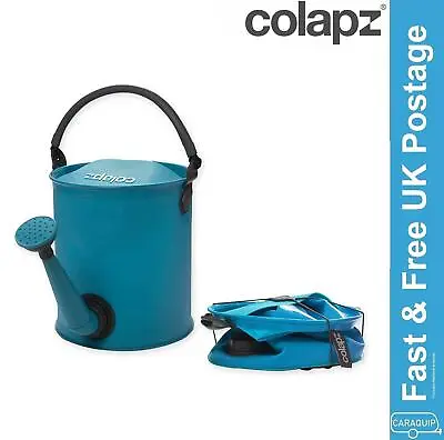Colapz Collapsible Watering Can & Foldable Bucket Water Container Caravan Blue • £24.95