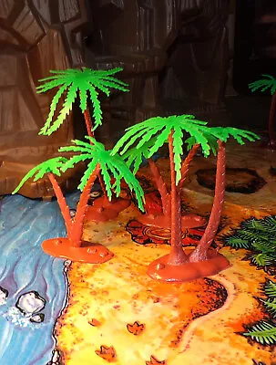 Marx 1991 Flintstones Play Set (Ruby Edition) Palm Trees 5-pc.  Set • $14.95