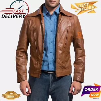 X-men Wolverine Origons Bomber Style Brown Real Leather Jacket • $139