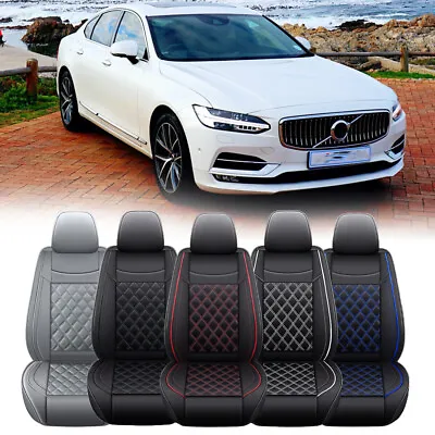 Deluxe Top PU Leather Car Seat Covers Cushion For Volvo S40 S60 S70 S80 S90 • $149.05