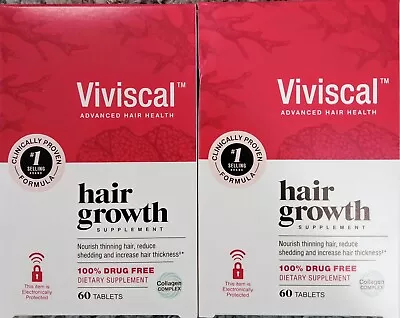 2 Viviscal Advanced Hair Health Growth Supplement Thinning Hair 60 X2 120 Tablet • $42.99