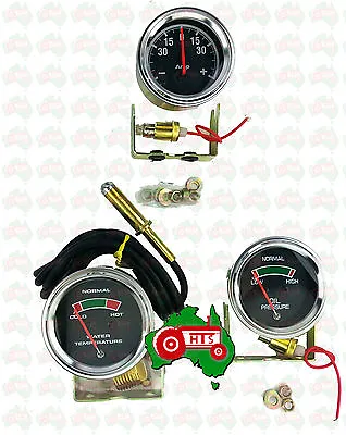 Oil Amp Temperature Gauge Set Kit Fits For Massey Ferguson 35 FE35 35X 65 765  • $79.99