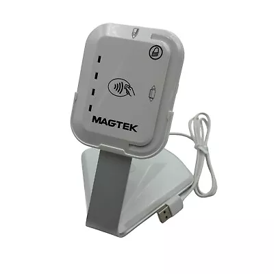 MagTek TDynamo (Gen II) White Magnetic Bluetooth SMART Card NFC Reader + Stand • $199.99