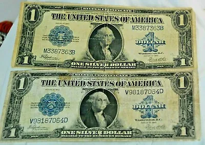 2-1923 $1 One Dollar “horse Blanket” Silver Certificate Large Size Note • $149