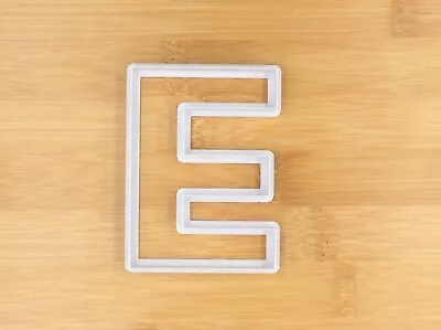 Large Letter E Alphabet Cookie Cutter Fondant Cake Cupcake Biscuit Pastry Mould • $7.56