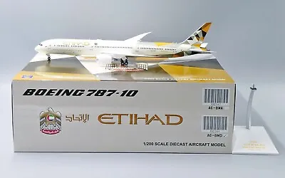 Jc Wings 1:200 Etihad Airways Boeing 787-10 A6-BMD New Colours Diecast Model • $235.95