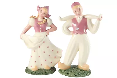 Pair Of 2 HEDI SCHOOP Hollywood VTG California Pottery Dutch Girl Boy Figurines • $48