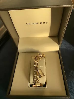 Authentic Swiss Made - Burberry Lady Charm Bracelet Watch BU5200 • £99.99