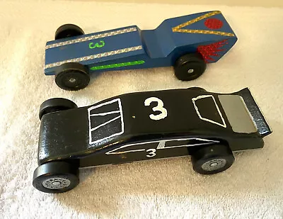 Lot Of Two Vintage Boy Scouts Wooden Soap Box Derby Cars • $15