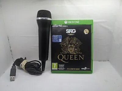 Xbox One/Series Game: Let's Sing - Queen + Microphone (Complete With Manuals) • £37.49