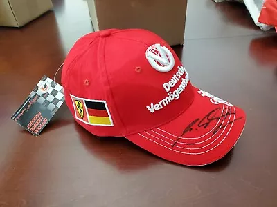 Michael Schumacher Autographed Formula 1 Cap With COA. • $2150