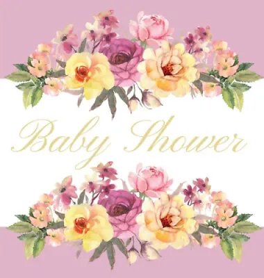 Guest Book For Baby Shower Guest Book (Hardcover): Baby Shower Guest Book • £23.70