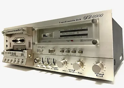 Marantz SD 6000 Stereo Cassette Deck 2 Speed Vintage 1979 Hi End Work Good Look • $1143.65