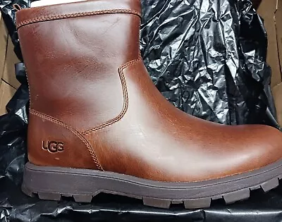 Mens UGG Kennen Full Grain Waterproof Zip Fashion Boot Sz 10.0 New In Box  • $114.50