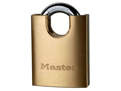 Master Lock - Solid Brass 50mm Padlock 5-Pin Shrouded Shackle • £20.10