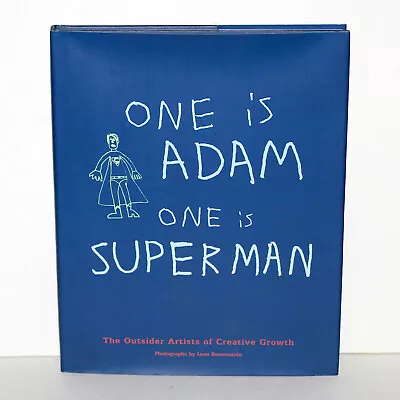 One Is Adam One Is Superman 2004 Outsider Art Creative Center Oakland Catalog • $11.99