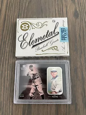 CY YOUNG BASEBALL GREATS ELEMETAL .999 SILVER 1OZ T-206 HOF Low Number 10/1909 • $200