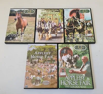5 X Gypsy / Horse Fair / Appleby / Stow - Region Free UK DVD SET • £14.99