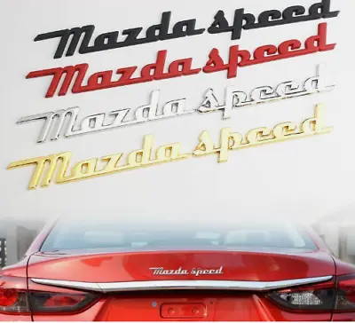 For MS Speed 3 5 CX-4 CX-5 ATENZA AXELA Rear Trunk Emblem Badge Sticker Metal • $14.24