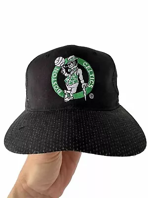 Boston Celtics NBA 90'S Vintage Basketball Hat Cap Starter Snapback Larry Bird • $60