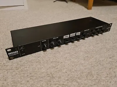 Art MX622 Six Channel Stereo Rack Mixer With EQ And Effects Loop - Working • £105